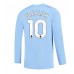 Günstige Manchester City Jack Grealish #10 Heim Fussballtrikot 2023-24 Langarm
